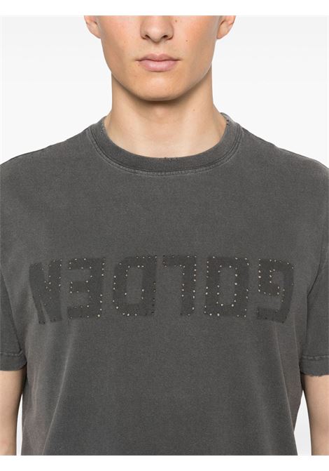 T-shirt con stampa in grigio Golden goose - uomo GOLDEN GOOSE | GMP01220P00067160318